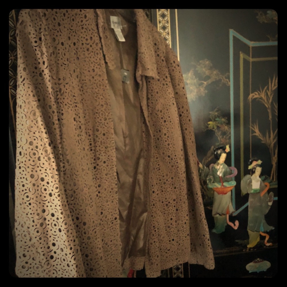Chico’s suede jacket